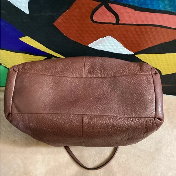 Coach Rich Brown Leather Shoulder Bag - Picture 6 of 6